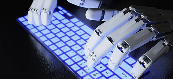 robot-achter-computer